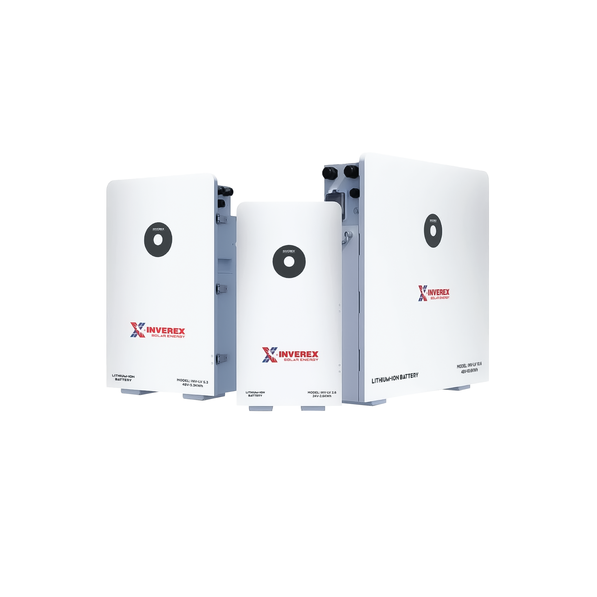 Inverex INV-LV2.6 25.6V 104Ah Lithium-Ion Battery – 2.6kWh – IP65 – Smart BMS